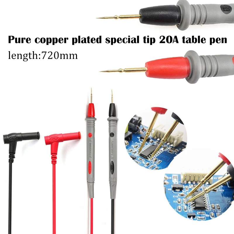 Испытательный провод и зажимы juneday 1000 В 20 А для тестирования мультиметра цифровой