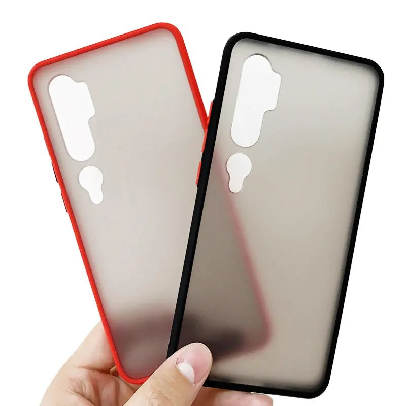 Case for Xiaomi Mi CC9 Pro Contrast Color Phone Silicone Phantom Protector Cover Note 10 CC9e A3 LITE Matte Back |