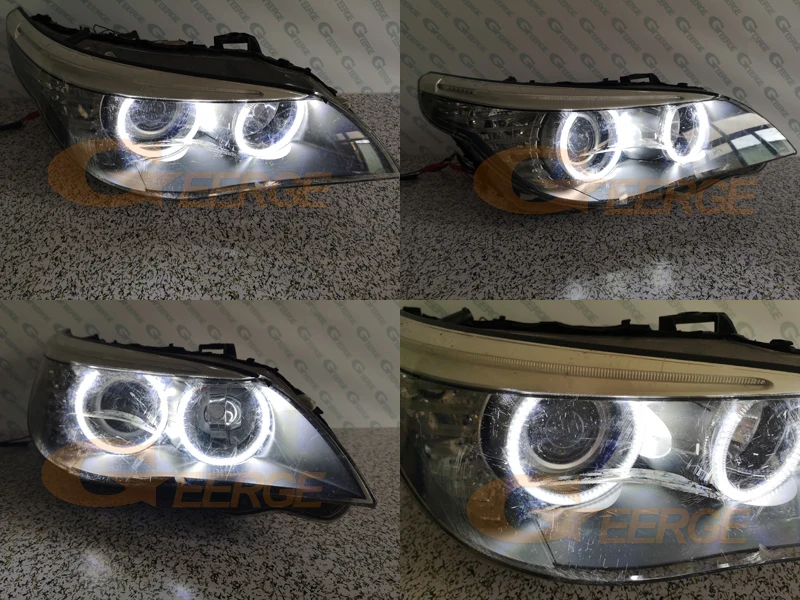 Для BMW E60 E61 LCI 528i 530i 535i 550i M5 2007 2010 ультра яркий SMD светодиодный ангельские глазки