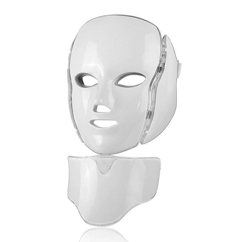 7 цветов светодиодный маска для лица и шеи с кожей омоложение против старения