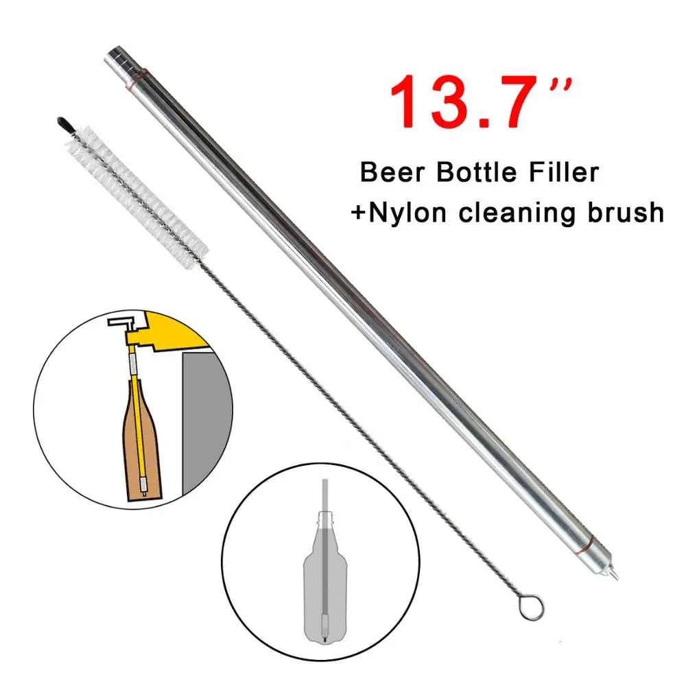 Наполнитель для бутылок пива длиной 13 7 дюйма наполнитель домашнего пивоварения
