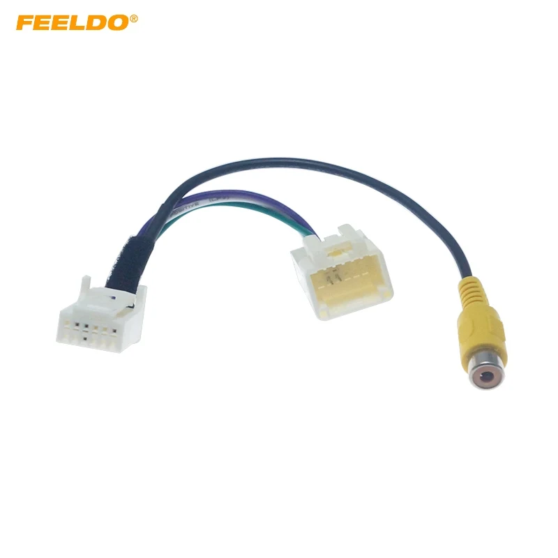 FEELDO автомобильная парковочная камера заднего вида видеоразъем преобразователь