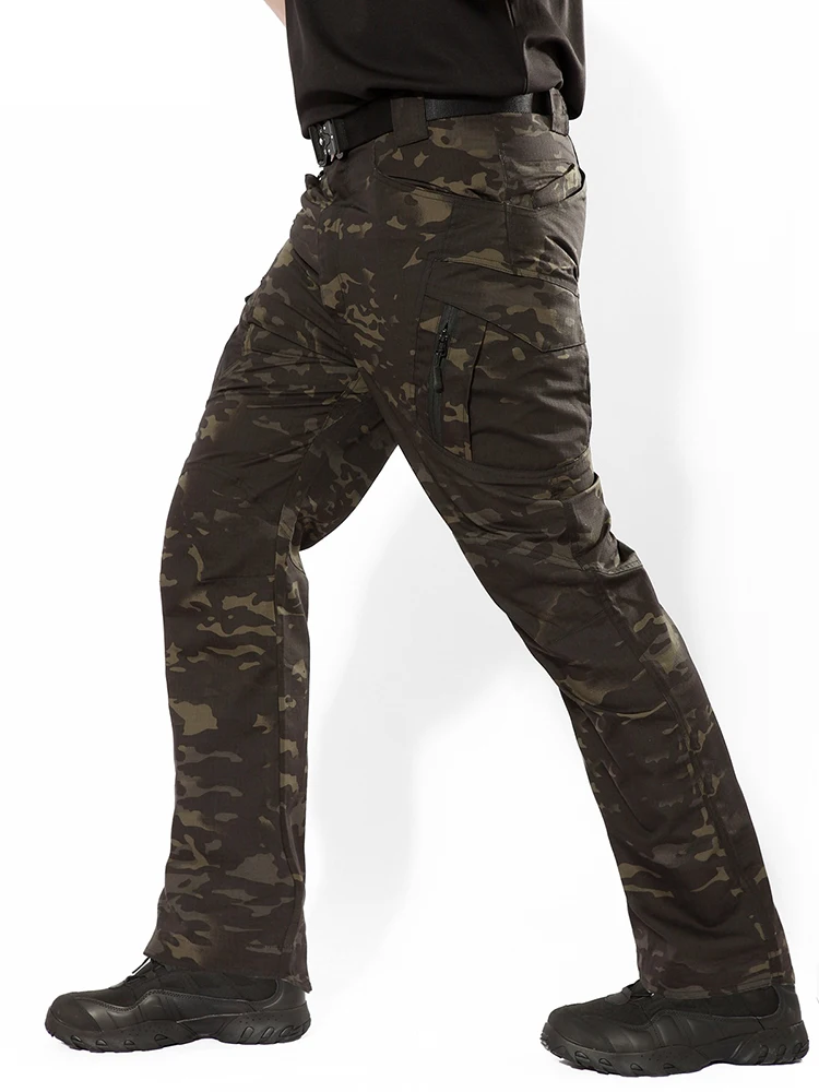 Уличные тактические брюки мужские камуфляжные походные армейские военные карго