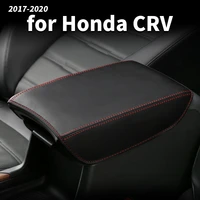 for honda crv cr v 2017 2020 central armrest case cover car interior armrest box leather cover decoration accessories
