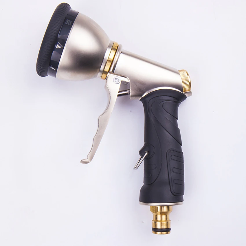 

Garden Water Pipe Zinc Alloy Water Gun Lawn Sprayer High Pressure Car Wash Water Gun Garden Watering Spray Tool