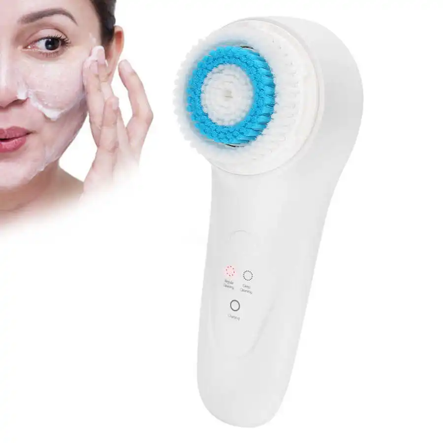 

USB Electric Facial Cleansing Brush PX7 Waterproof Design Sonic Vibration Face Pore Massage Cleaning Brush