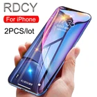 RDCY 6D полное покрытие закаленное стекло для iPhone 11 XS XR XS MAX полное клеевое Защитное стекло для iPhone 12 6,1 дюймов
