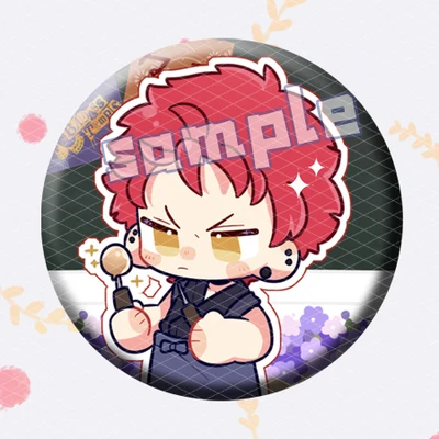 

Division Rap Battle Yamada Saburo Amemura Ramuda Jinguji Jakurai Bedge Figure Badges Brooch Pin Badge Gifts Kids Toy 7336