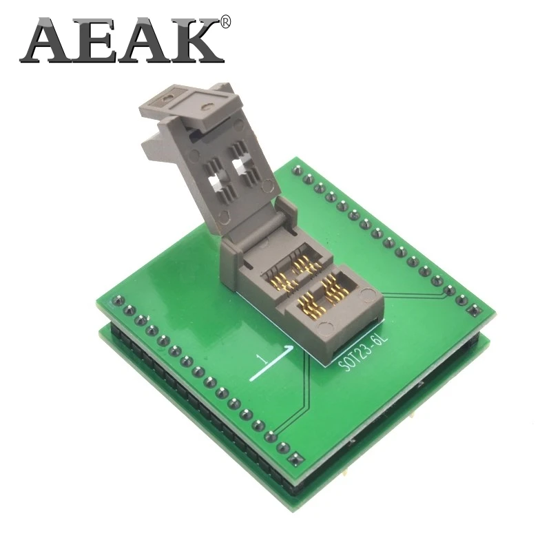 AEAK SOT23 6L к DIP6 IC программатор адаптер тестовая розетка микросхемы|Интегральные