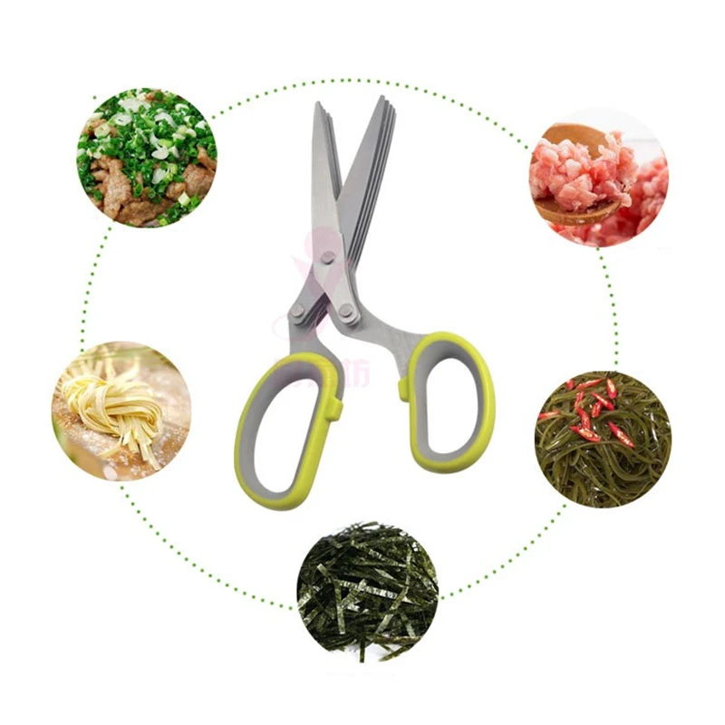 19 см фарш 5 слоев многофункциональный Кухня ножницы измельченные рубленый
