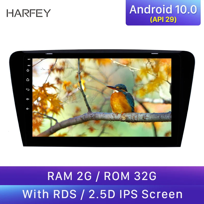 Автомагнитола Harfey для SKODA Octavia (UV) мультимедийный стерео плеер на Android 10 1 с