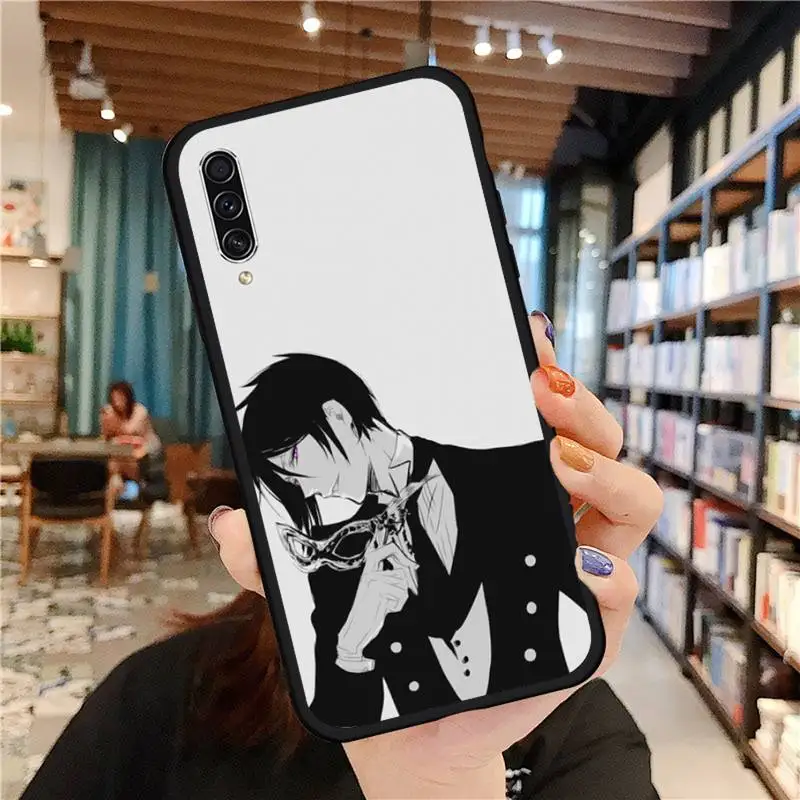 

Japanese anime Black Butler Phone Case For Samsung galaxy A S note 10 7 8 9 20 30 31 40 50 51 70 71 21 s ultra plus