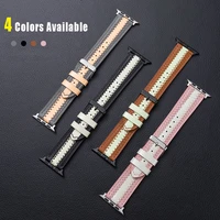 strap for apple watch se 6 5 4 3 watchband luminousleather bracelet iwatch band 42mm 38mm correa apple watch band 44mm 40mm