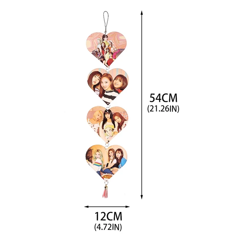 Горячая Распродажа, новая мода, 1 шт., K-POP, черный, розовый, дважды, GOT7, тег с сердцем, фото, самодельная бумага, ЛОМО карта, фото карта, двухсторонняя, фото карта
