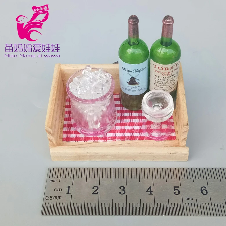 Мини-бутылка для вина, мини-бутылка для напитков для куклы Барби