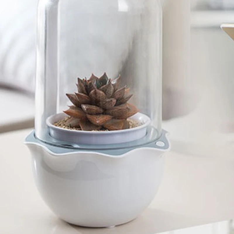 

Intelligent Plant&FlowerPot,Timed Illumination Potted Flowerpot with WIfi Control,Creative Indoor Desktop Decorative