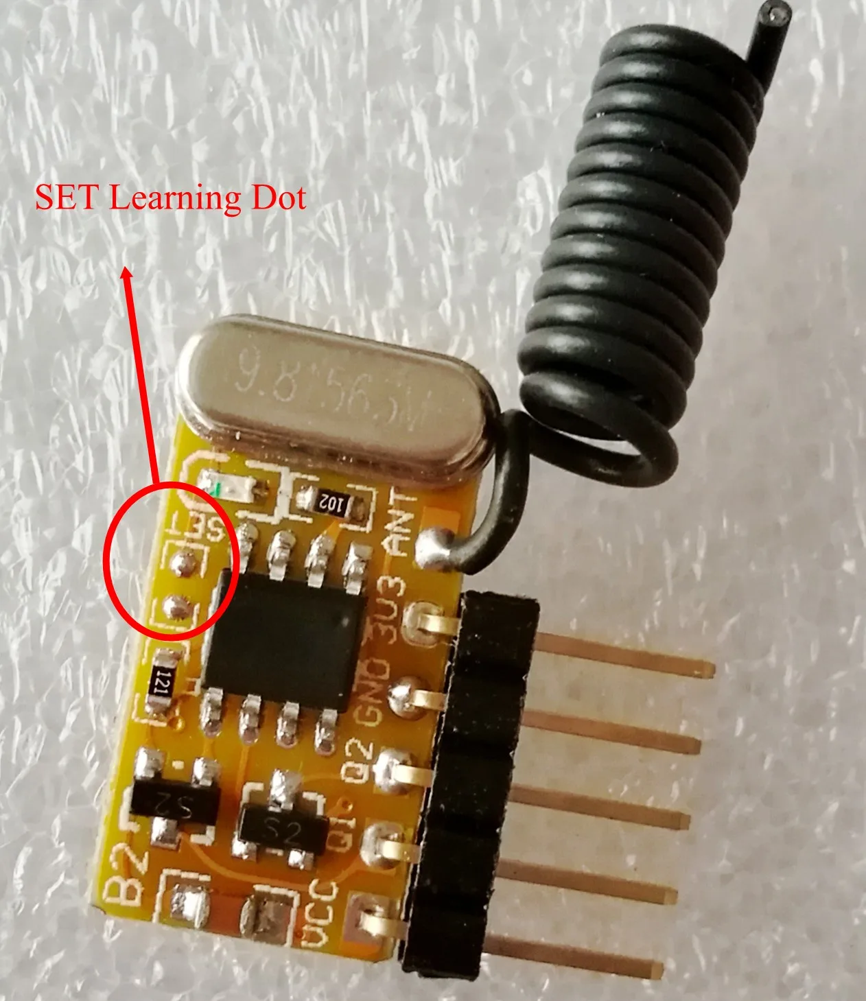 Декодирующий ресивер модуль 2CH мини переключатель с дистанционным управлением