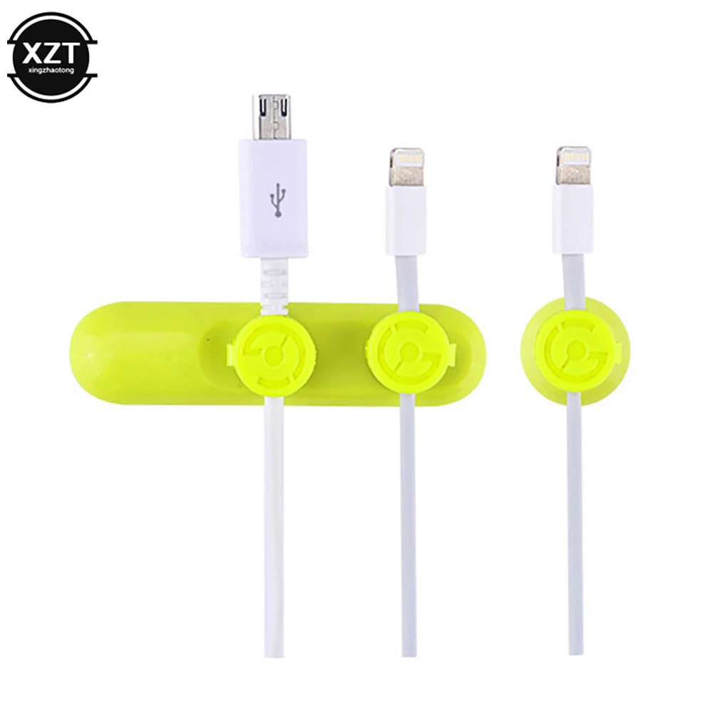 Магнитный Настольный зажим для кабеля аккуратное устройство управления