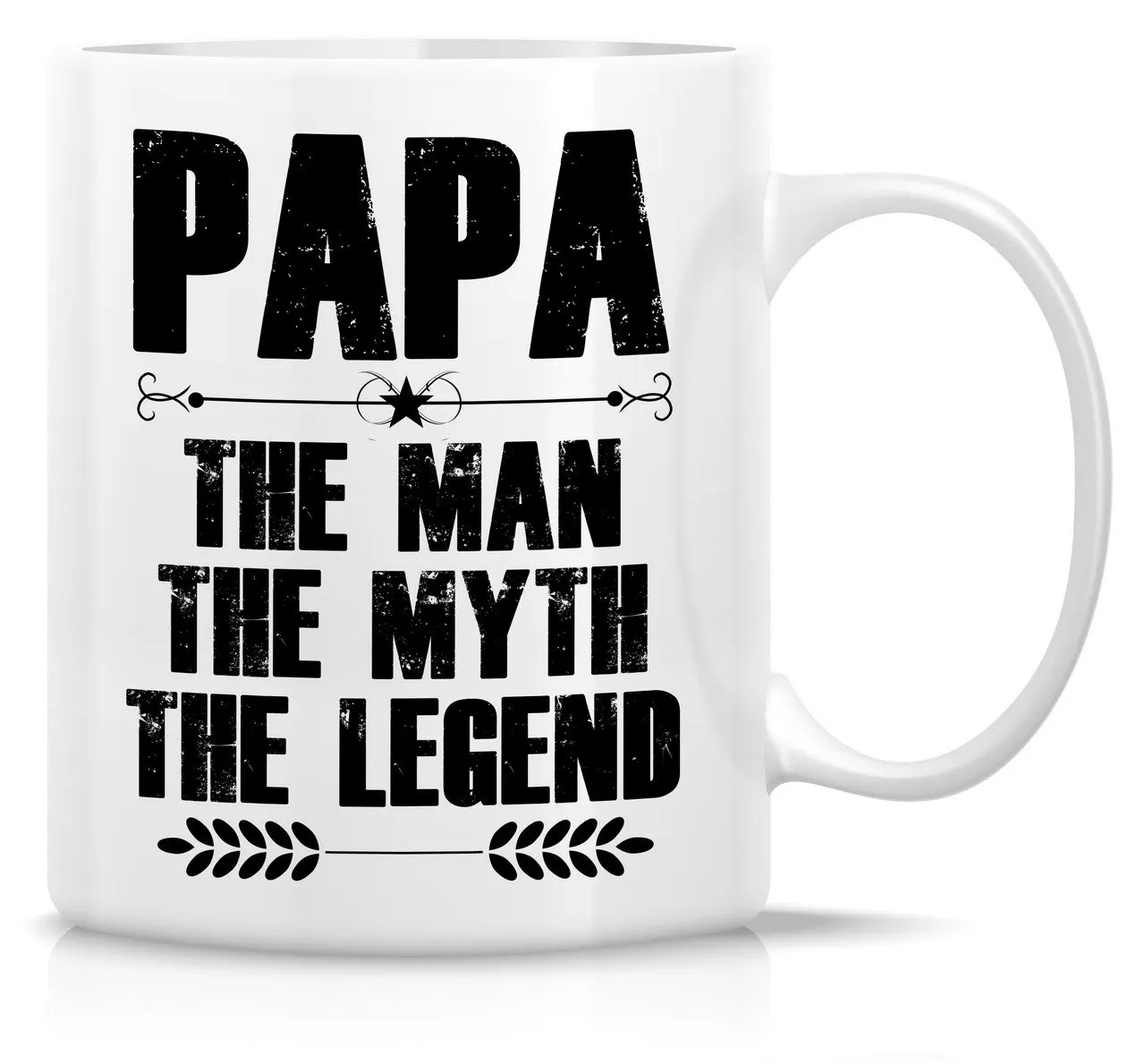 Кофейная кружка Papa The Myth Legend забавные кружки 11 унций лучший уникальный подарок