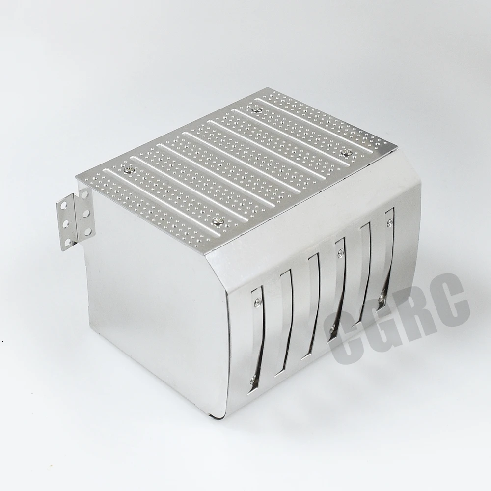 Блок переключателя управления 4 в 1 металлический ящик 1/14 Tamiya для тягача