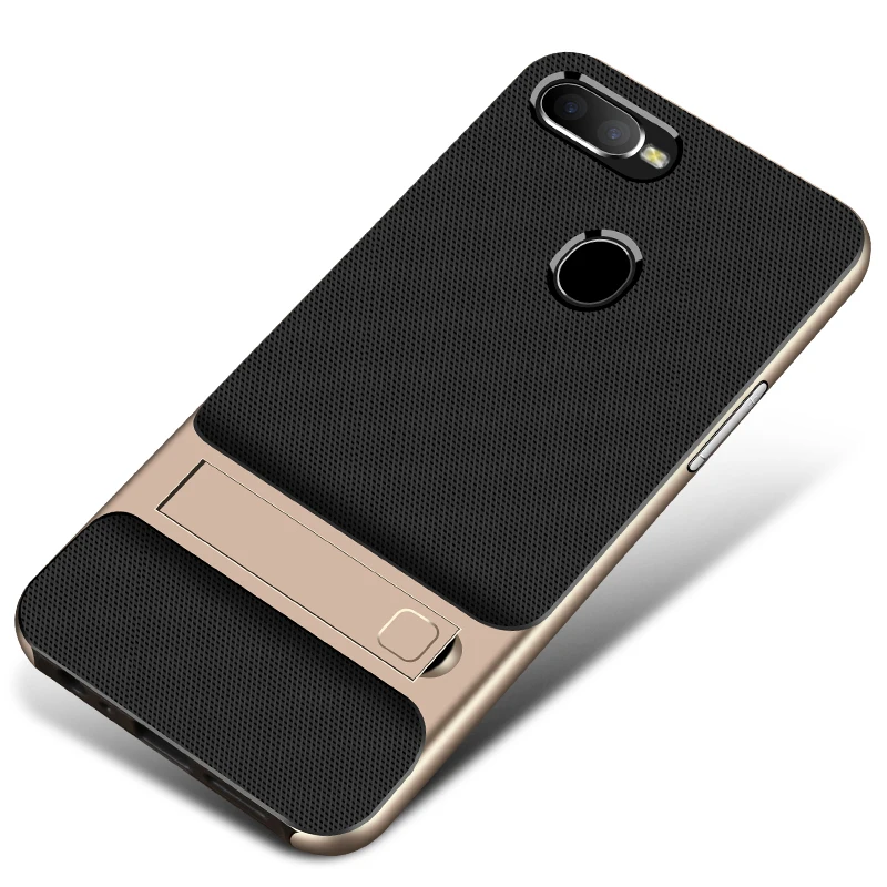 Royce Gold Чехол для мобильного телефона, чехол для OPPO F7 F9 Pro, мягкий 3D стенд, 360 Защитный Гибридный Силиконовый чехол для телефона OPPOF7 OPPOF9 F9Pro, милая сумка - Цвет: Royce Gold