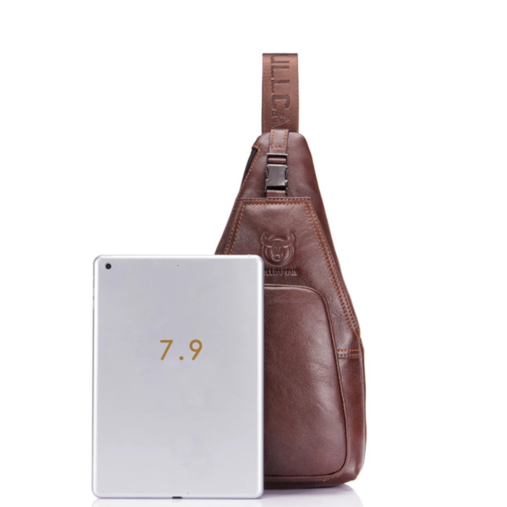 Повседневная мужская сумка на плечо из натуральной кожи |