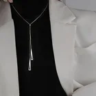 Модное ретро геометрическое ожерелье, женское простое темпераментное ожерелье до ключиц, женское ювелирное изделие, подарочное ожерелье с подвеской