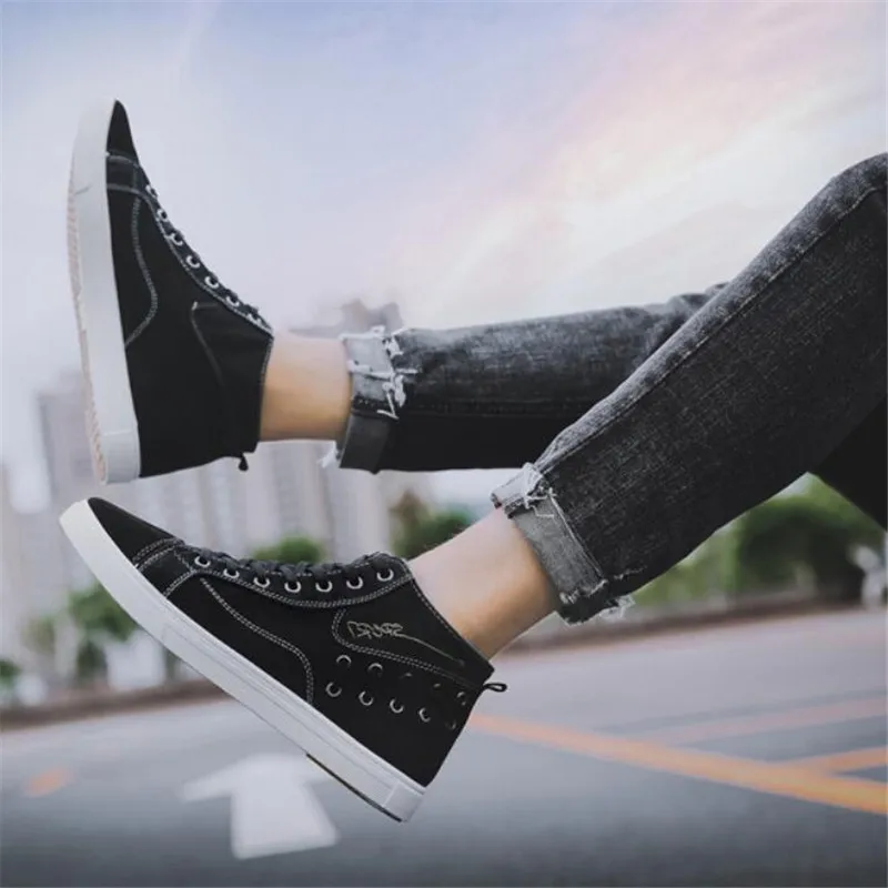 

Sneakers Fashion Casual Shoes Men's High Top Sneakers Canvas Shoes men's Sneakers autumn sport shoes tenis masculino adulto
