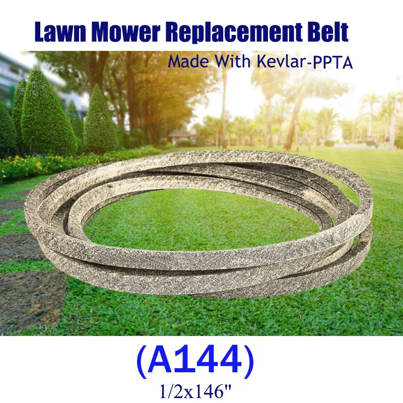 

Mower Deck Belt For John Deere M154621 Fits X300 X304 X310 Eztrak Z245 Para Aramid Fiber 1/2 "x 146" Make With Kevlar