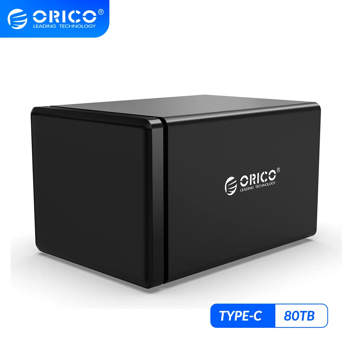 Док станция ORICO NS Series 5 Bay 3 дюйма док для HDD Type C алюминиевый корпус 80 ТБ жесткий диск