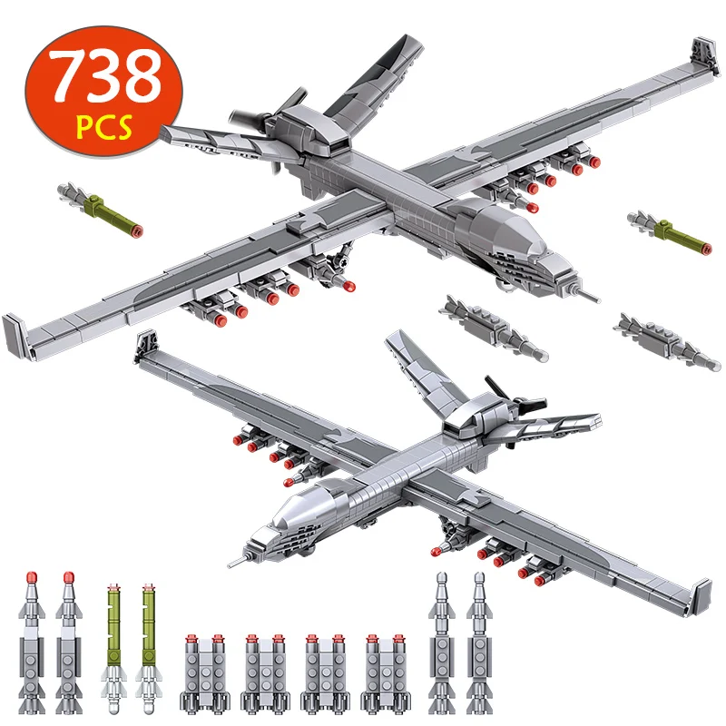 

1999Pcs Military Weapon WW2 Building Blocks J-15 Aircraft Fighter City Technical Airplane Figures Bricks Toys For Boys Gifts