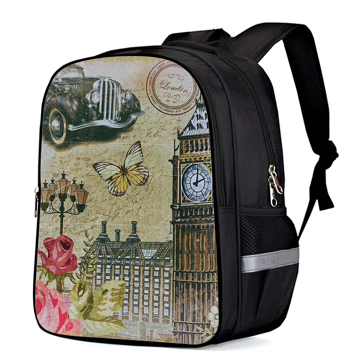 Рюкзак для ноутбука с часами и башней рюкзак спортивный сумка на плечо | Багаж