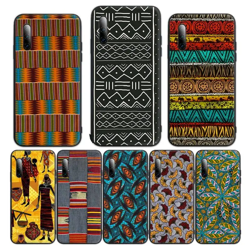 

African style fabric print Phone Case for Huawei p10 p20 p30 p40 p40pro p20lite p30pro p9lite2016 coque Fundas