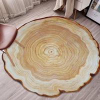creative annual ring round rug home decor computer chair carpet sofa coffee table floor mat nordic design rugs for bedroom