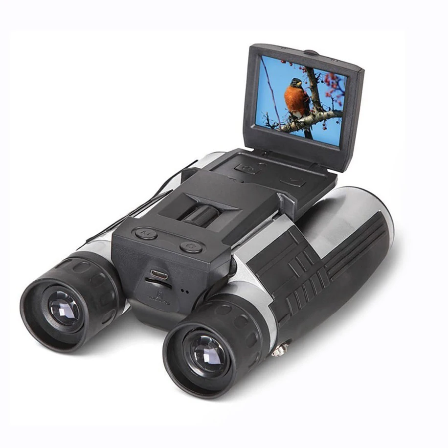 12x32 HD 1080p бинокль цифровая камера 5MP CMOS, USB бинокулярный телескоп 2,0 ''экран зум телескоп видеокамера запись видео