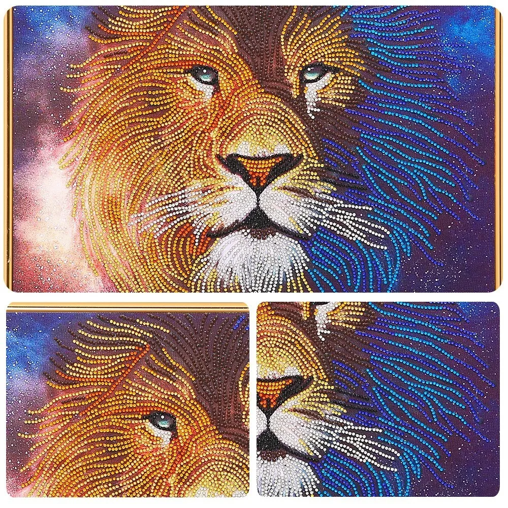 EverShine 5D DIY Diamond Painting Special Shaped Lion Mosaic Wall Home Embroidery Sale Animal Picture Of Rhinestones|Алмазная мозаика