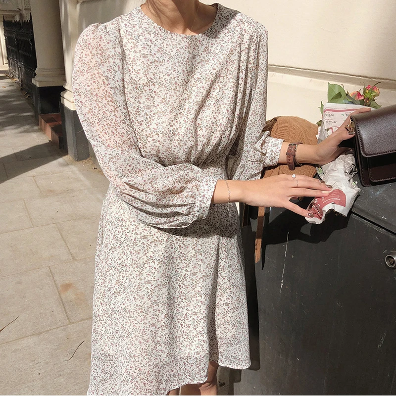 Осенние базовые платья для женщин милое платье в стиле преппи девушек японском и