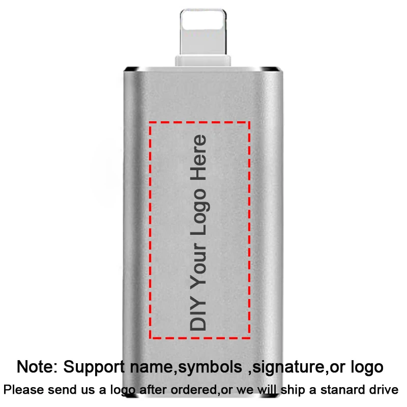 Y12-USB3.0-S-DIY 3 в 1 OTG USB флеш-накопитель Флешка 3,0 16 ГБ 32 ГБ 64 ГБ 128 ГБ флеш-накопитель для iphone 8 7 Plus 6 6s Plus 5s ipad карта памяти ФЛЕШКА usb c flash флешка мини small usb drives - Цвет: Y12-USB3.0-S-DIY