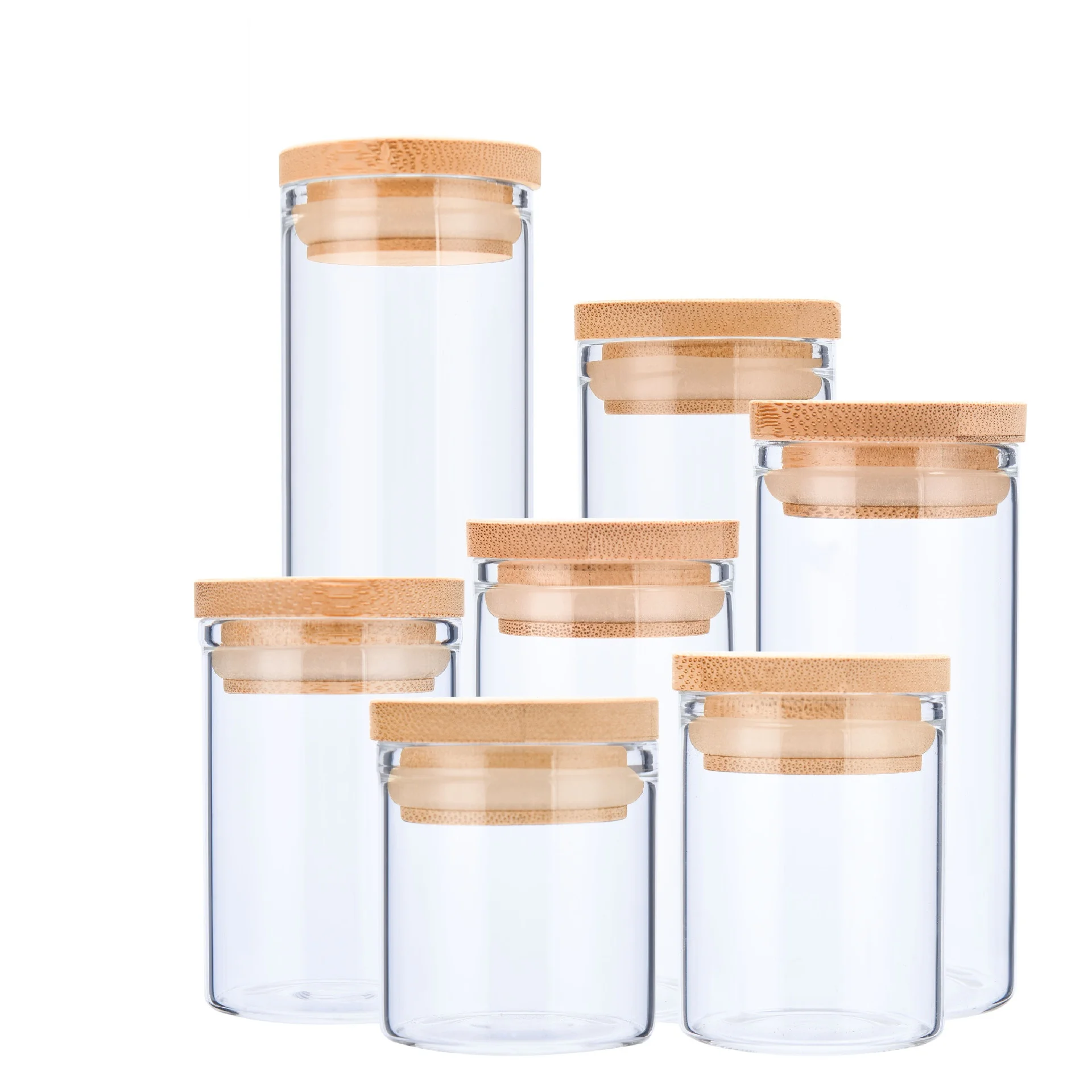 12 шт./лот стеклянная банка для хранения еды без свинца кухонные бутылки