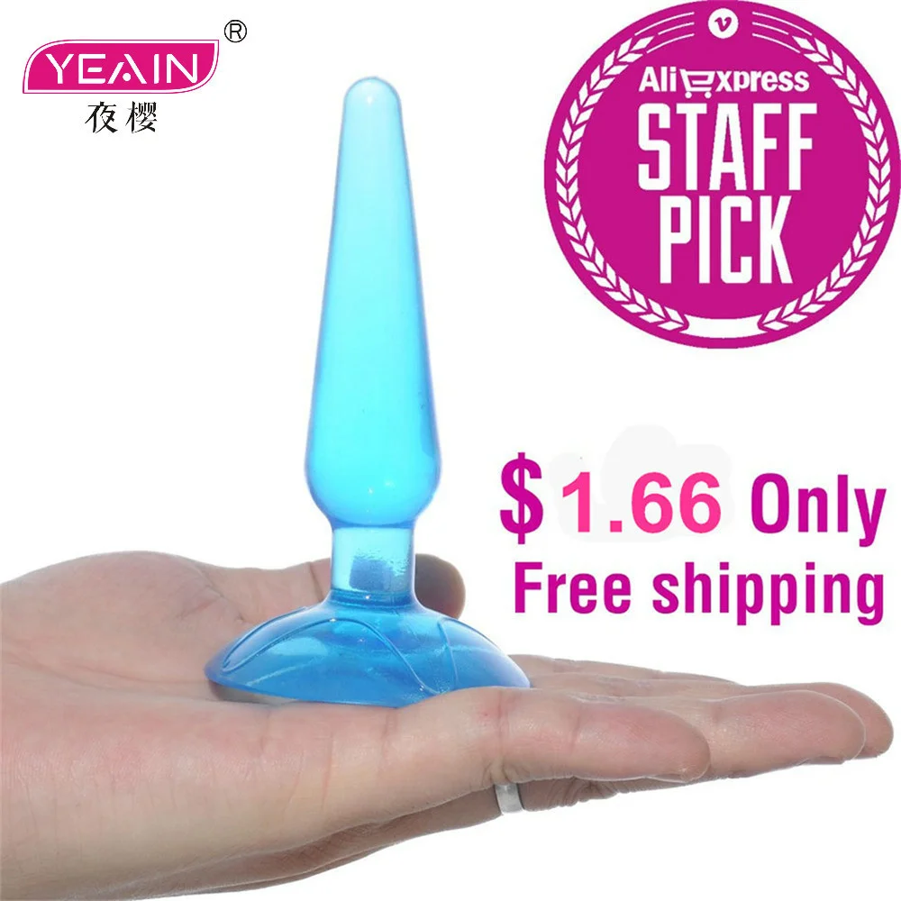Crystal Jellies Butt Plug Cheap And High Quality Anal For Beginners Sex Toys Men Women Products | Красота и здоровье
