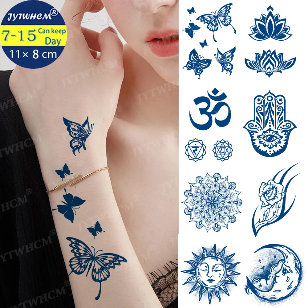 Водостойкая наклейка-тату лунный лес водостойкая 2 недели |