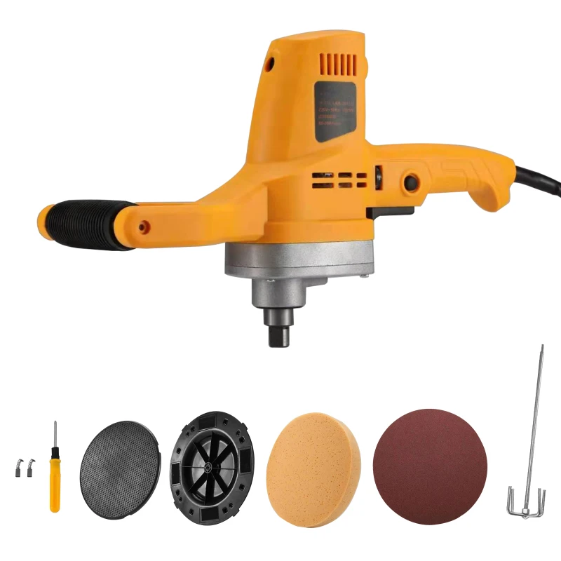 

Concrete Cement Mortar Trowel Wall Smoothing Machine Adjustable Speed 80-200RPM 1700W Polishing Machine Concrete Drill Mixer