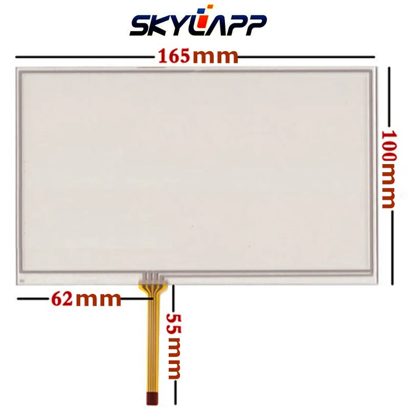 

10 Pcs 7''Inch TouchScreen 165mm*100mm Car GPS HSD070IDW1 HSD070ID00 HSD070IE11 Resistance Handwritten Touch Panel Screen Glass