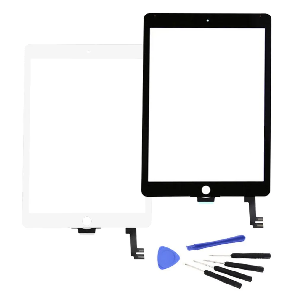 Замена сенсорного экрана дигитайзер Кнопка Домой инструменты для iPad Air 2 A1566 A1567 легко заменить планшет экран iPad air 2 ЖК-экран