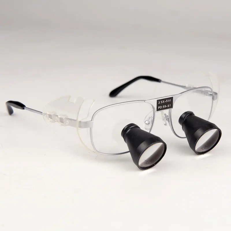 Индивидуальная бинокулярная стоматологическая лупа 550x500 с линзой Операционная