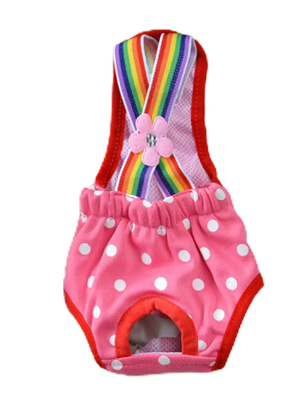 

Pet Supplies Cute Sling Physiological Dog Pants Teddy Physiological Smooth Breathable Durable Menstrual Pants Suspension Design