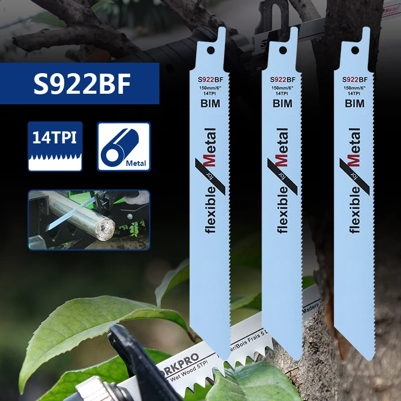 Лезвие для сабельной пилы S922BF HCS лезвия резки металла Сабельная пила