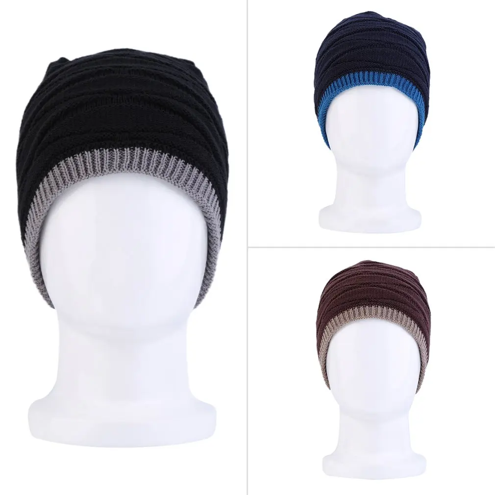 Модные шапки унисекс вязаная шапка Beani Зимняя шерстяная для мужчин и женщин