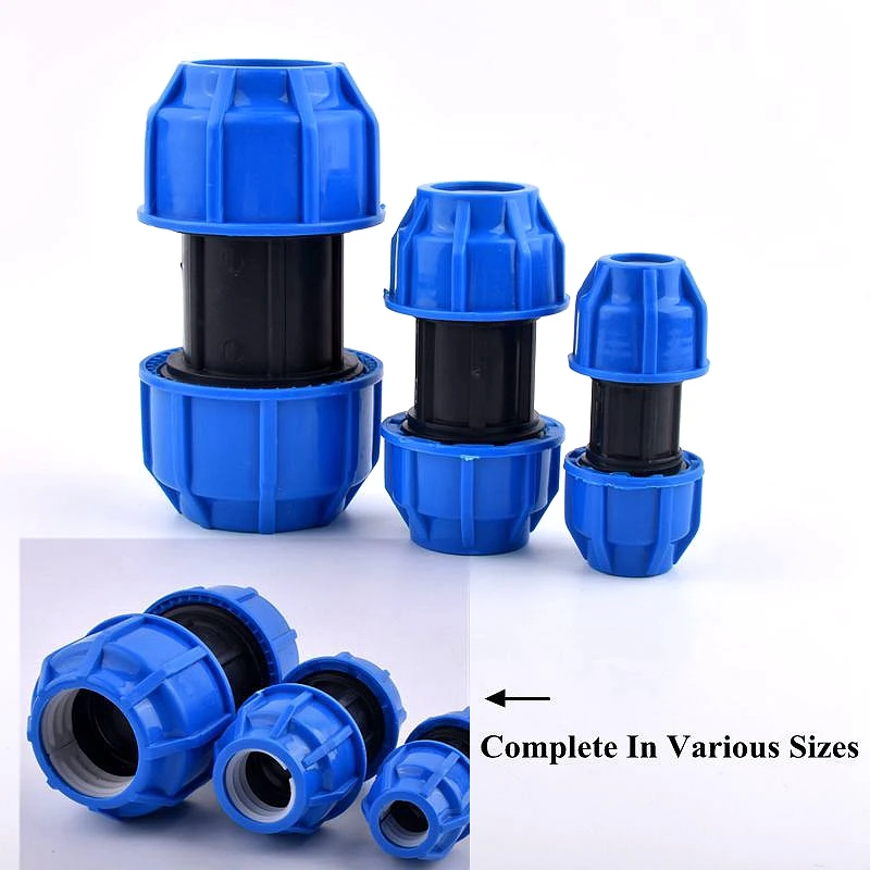 Прямой быстроразъемный соединитель PE для сельского хозяйства теплицы садовых