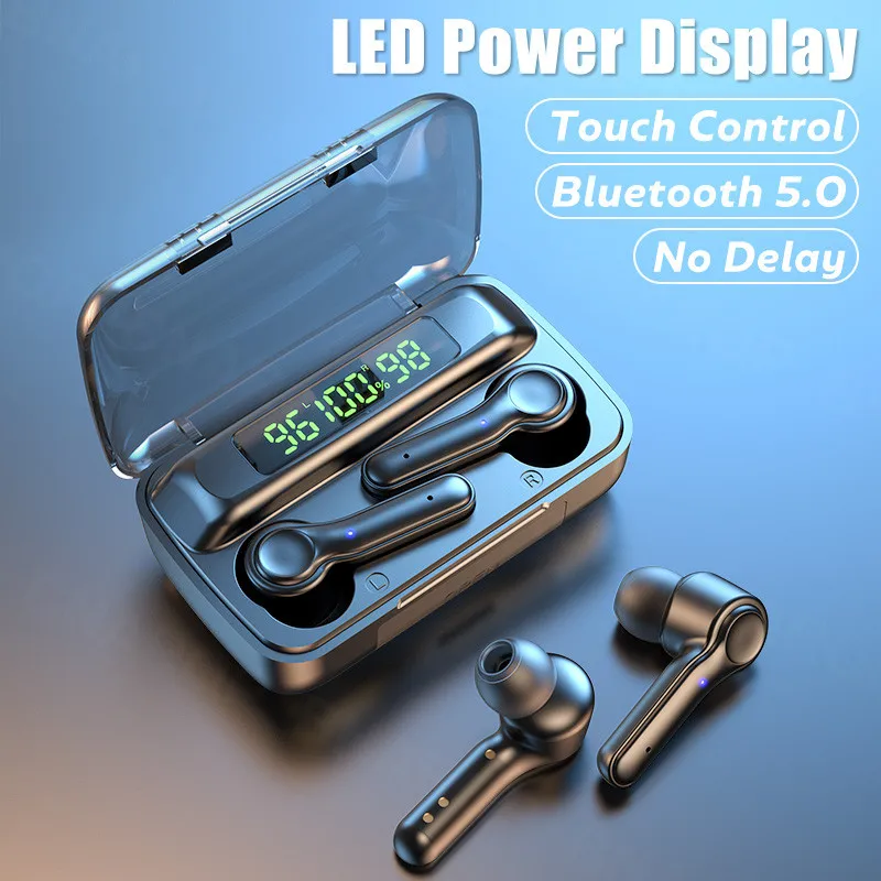 Bluetooth наушники с Mircrophone V5.0 9D стерео звук Шум шумоподавления Беспроводной